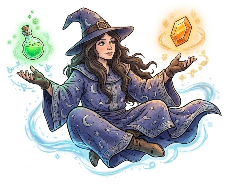 Wizard suffering or enjoying Levitosis